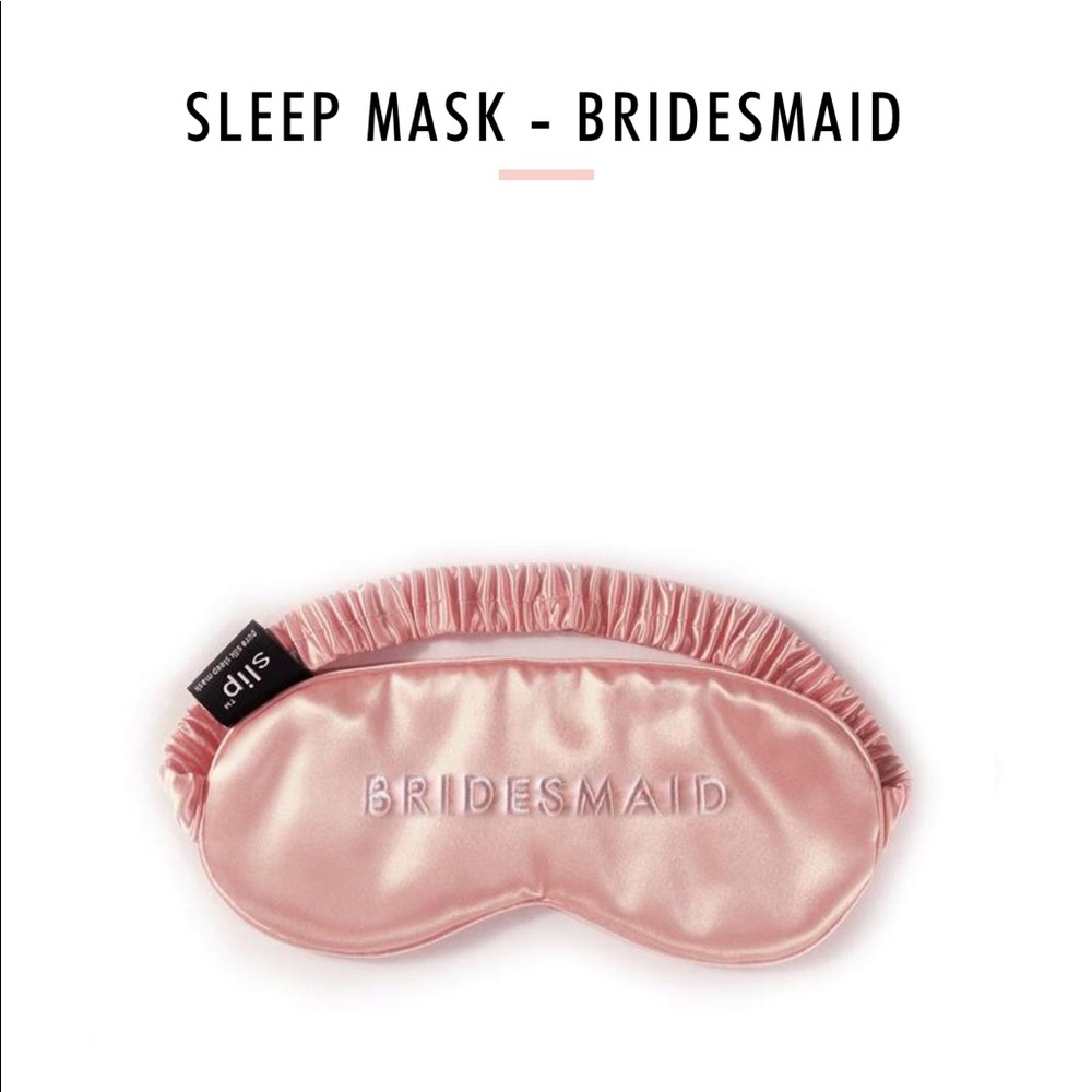 NWT Silk Slip Bridesmaid Sleep Mask